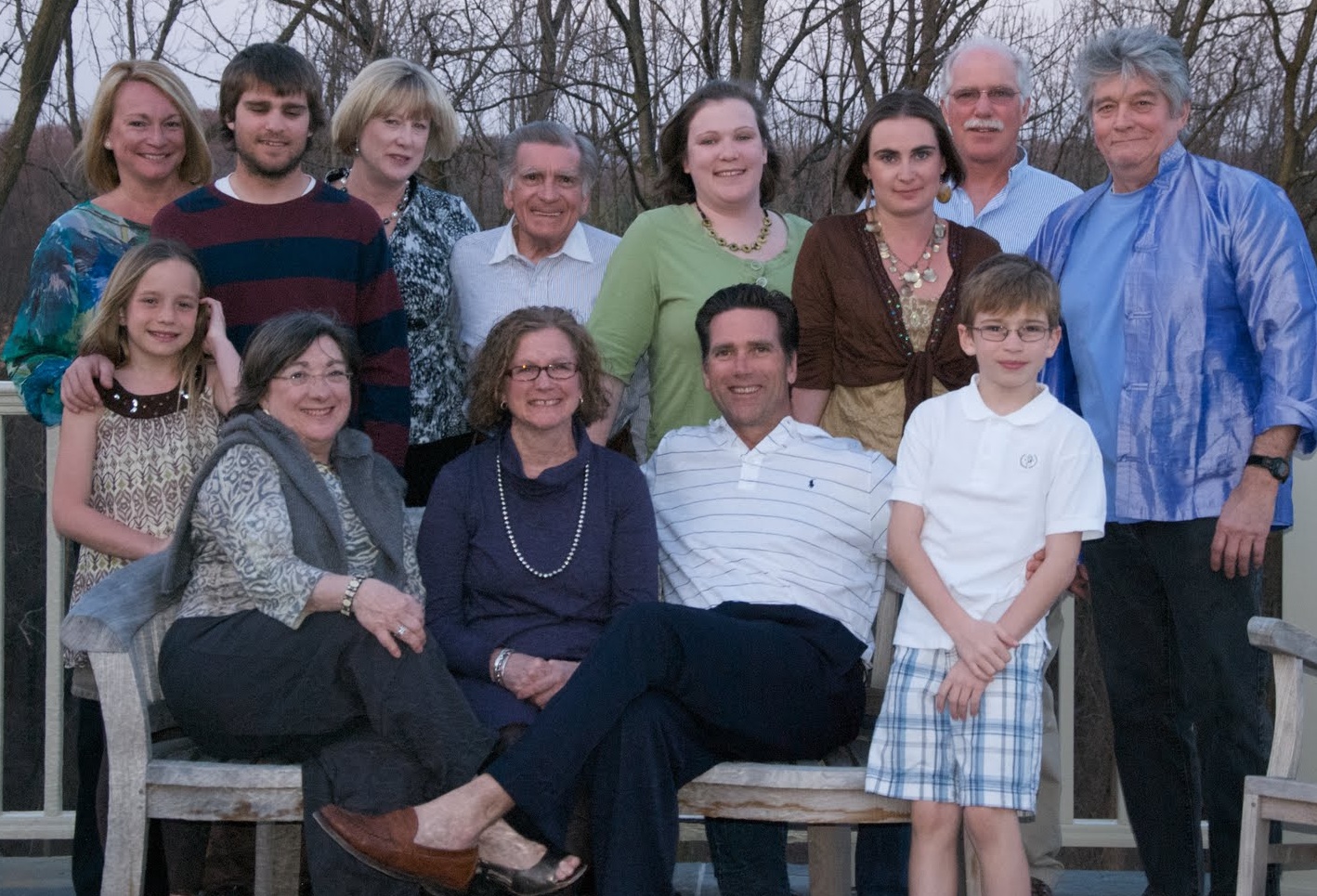 The Frederick family gathered together in Hershey